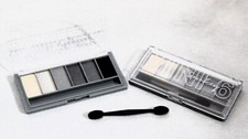 TECHNIC (NEW) SMOKEY - 6Shade Shimmer Eyeshadow Palette BLACK GREY SILVER WHITE