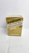 Realistic RadioShack Supertape Cassette Tape Case Pack of 12 w/ Box - Vintage