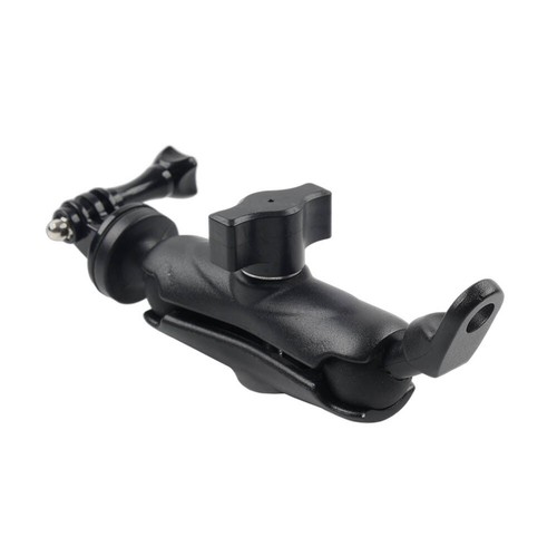 Mirror Camera Mount Bracket Holder 360° Black For Gopro CONTOUR SLR Motor - Picture 5 of 9
