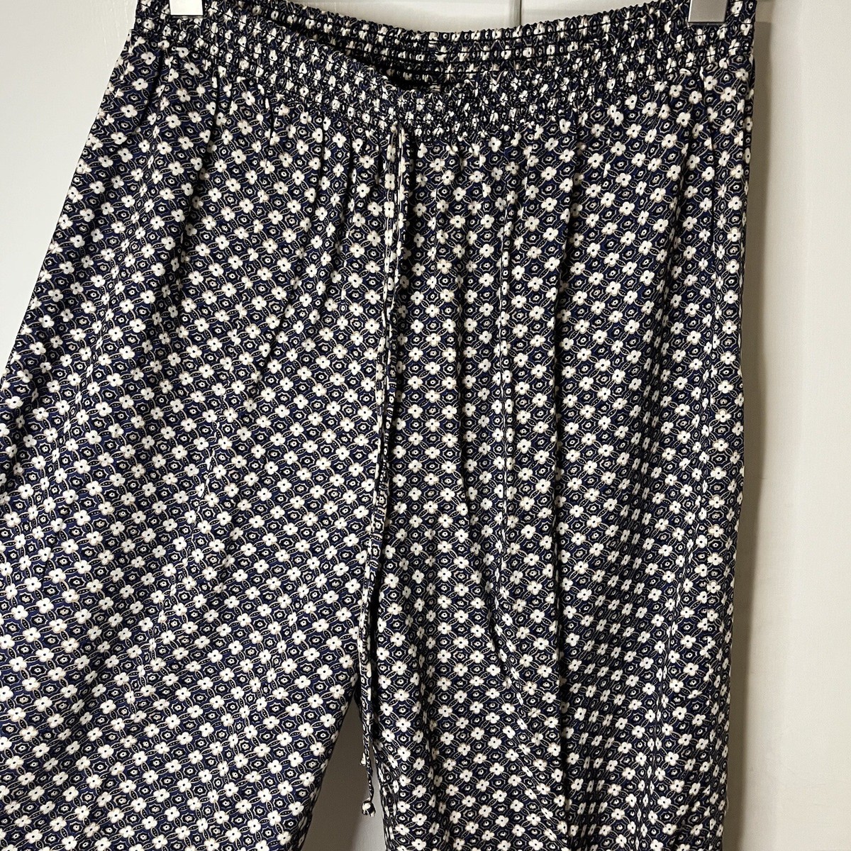 80s 絣rayon slacks Express Vintage 1980's/90's Plaid Ramie Rayon Trouser Pants