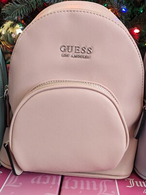 NWOT GUESS Pink Mini Backpack Guess Pink Backpack Pink Medium Size New NWOT | eBay main image 4