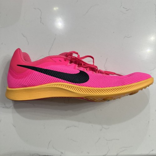 Nike Zoom Rival Distance Pink Long MID XC Size 13 - Picture 10 of 13