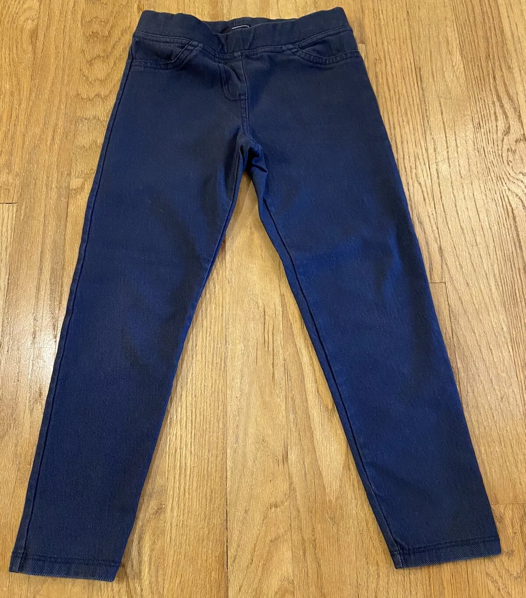 Gap Kids Size Small S Girls Knit Denim Leggings Jeggings Dark Wash