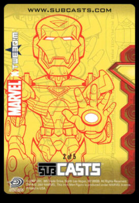 Iron Man Subcasts Insert 2007 SkyBox Marvel Masterpieces #SC2