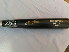 Chris Herrmann Handsigned Game Used Rawlings Adirondack Pro DP 15 Baseball Bat