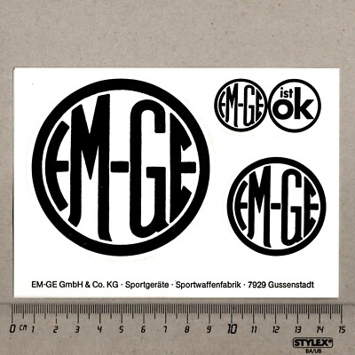 Aufkleber/Sticker EM-GE Sportwaffen