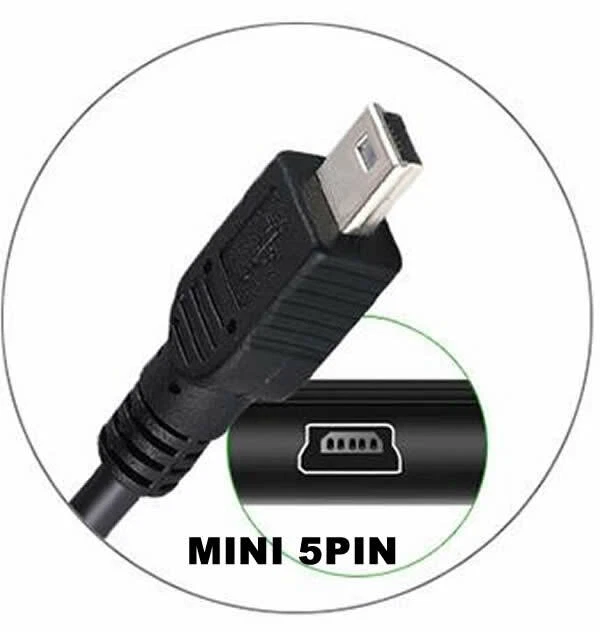 2x Cable Cargador USB para Garmin nuvi 2557LMT 2589LMT 2597MT 2595LMT 55LMT 65LMT Foto 3 de 4