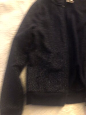 H&M Basic Hooded black, Sweatjacket Zipper Hoodie  girls Size 8-10Y