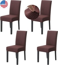 Dining Chair Covers High Back Dining Room Chair Cover,Home,Party Coffee 4 Pack 