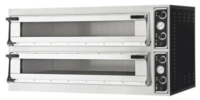 Pizzaofen 12 Pizzen bis Ø 35 cm Pizza extra große Fenster 400 V Vollschamott NEU