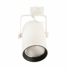 LED Stromschienenstrahler Shoplight weiß 3Ph Adapter SLV Erco Staff Lival Eutrac
