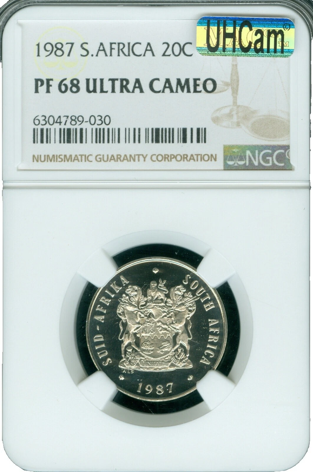 Nickel 1987 African Coins