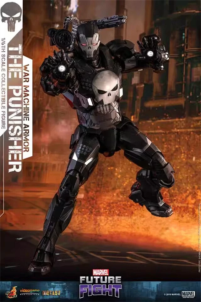Figura de acción modelo Hot Toys VGM33D28 1/6 Future Fight The Punisher War Machine Foto 4 de 4
