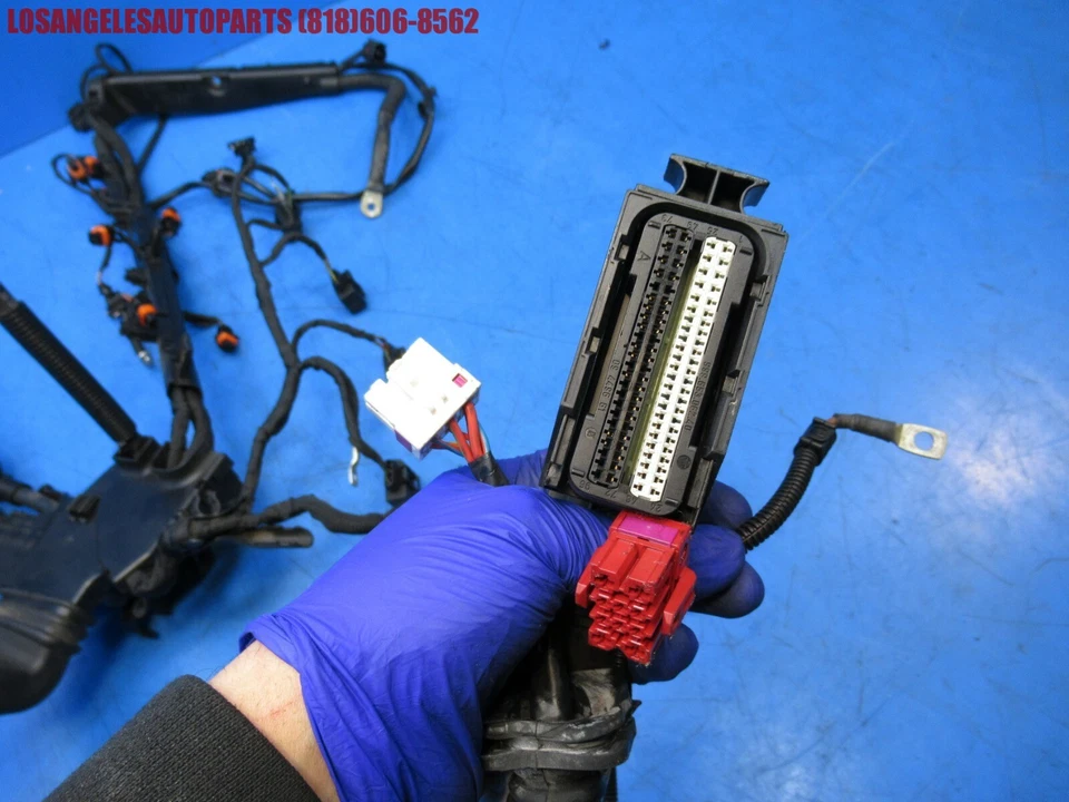 Arnés de cableado del motor Porsche Cayenne Turbo 2008-2010 4,8 L OEM 94860700352 Foto 2 de 4