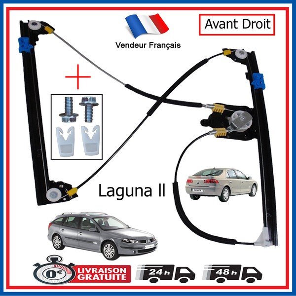 Elektrischer Fensterheber Vorne Rechts Renault Laguna 2 Mechanismus Komfort-image