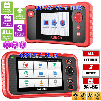 LAUNCH CRP123 V2.0 PLUS CRP123E PLUS OBD2 Scanner KFZ Diagnosegerät All System