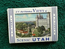 Postcard Album ~ Booklet ~ 20 Color Views of Scenic Utah ~ UNmailed