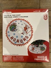 Creatology COLOR-IN TREE SKIRT Christmas Makes 1 NEW