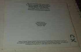 Hoops Basketball Instruction Manual Booklet Only NES Nintendo