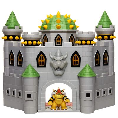 Super Mario Nintendo Deluxe Bowser's Castle Playset with 2.5'' Exclusive Artic...