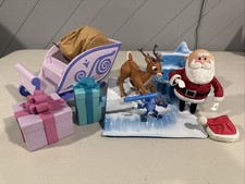 RUDOLPH, THE REDNOSED REINDEER, RETURNED TO THE ISLAND OF MISFIT TOYS PLAYSET