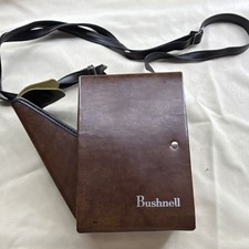 Bushnell Brown Leather Binocular Case/Bag with Shoulder Strap Leather Accessory