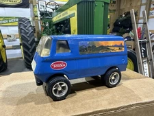 Tonka U.S.A. Blue Van Metal Body Vintage Pressed Steel