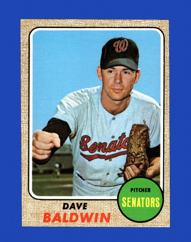 1968 Topps Set-Break #231 Dave Baldwin RC EX-EXMINT *GMCARDS*