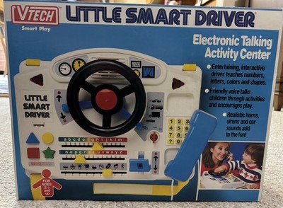 Vintage 1989 Little Smart Driver VTech Pre School Electronics Phone Complete  