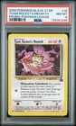 2000 POKEMON PROMO BLACK STAR POKEMON LEAGUE #18 TEAM ROCKET'S MEOWTH PSA 8