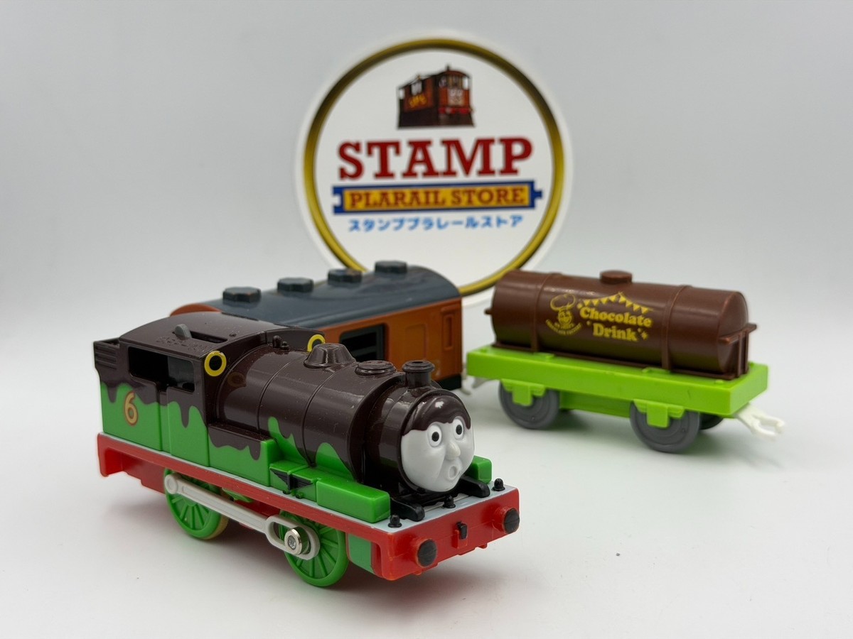 RARE! Tomy Trackmaster Plarail Chocolate Crunch Percy the Small