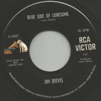 Jim Reeves Blue Side Of Lonesome / It Hurts So Much (To See You Go) RCA Victo