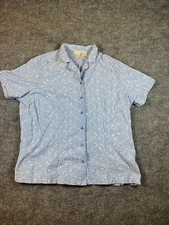 Vintage Bobbie Brooks Womens Blue Gingham But...