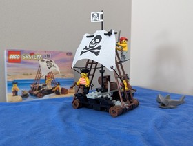 Vintage (1992) LEGO Pirates set 6261 Raft Raiders -  RARE