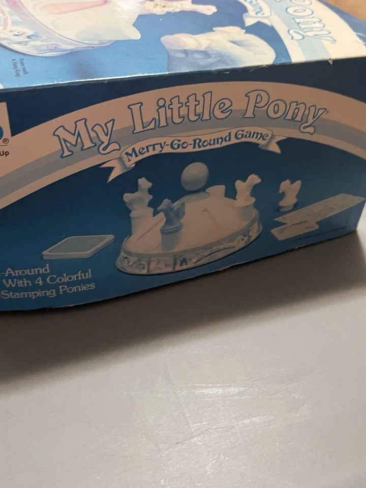Vintage My Little Pony Merry Go Round Game Incomplete Used Hasbro Milton Bradley - Image 4 of 4