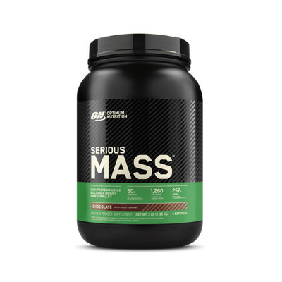 Optimum Nutrition Serious Mass, Chocolate, Weight Gainer Protein Powder, Mass