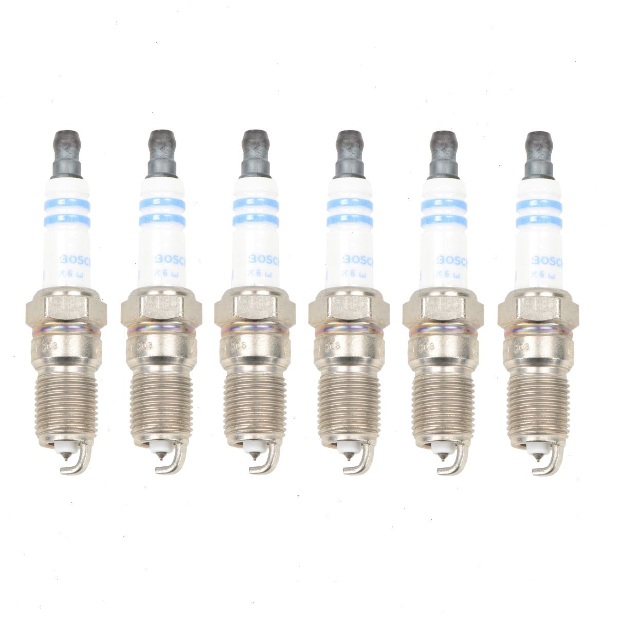 6 pc Bosch Double Platinum Spark Plugs for 1995-1996 Oldsmobile 98 3.8L V6 ex