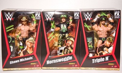 WWE  DX  3 SET  Shawn Michaels, Triple H & Hornswoggle From the Vault  Neu & Ovp
