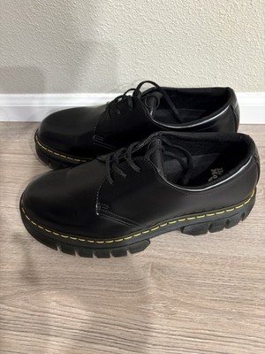 Dr. Martens Rikard 31 Platform 1461 1460 Size 12 Polished Black Smooth