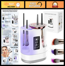 3-in-1 Electric Makeup Brush Cleaner  Dryer, USB Portable Deep Clean for All Br