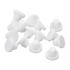 16 Pcs Silicone Hole Plug, White Fit for Bottle Pipes 8-8.5mm Inner Diameter