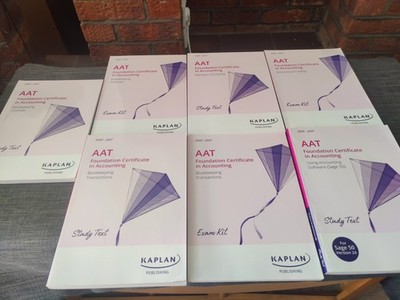 AAT Level 2 Kaplan Study Books and exam kit 2020-2021