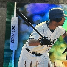 Alex Cora  #100 Upper Deck SPx Radiance 065/100 1999 finite Rookie Dodgers