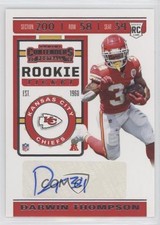 2019 Panini Contenders Rookie Ticket Darwin Thompson #184 Auto uk2