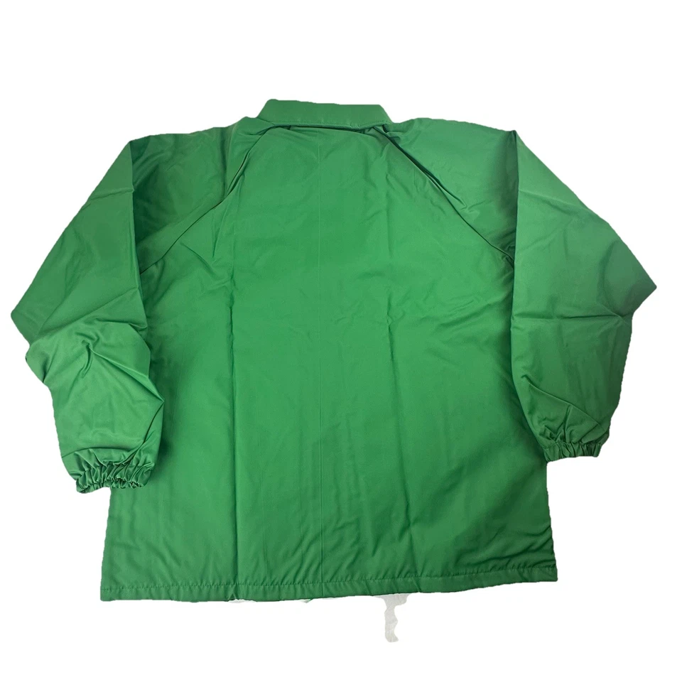 VTG Green BP Logo Jacket Gas Station Attendant Workwear Coat Men's L USA Made - Image 2 of 4