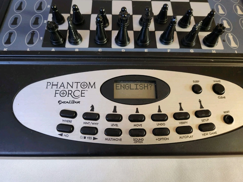 EXCALIBUR PHANTOM FORCE AJEDREZ (Computadora Autónoma de Ajedrez Maestro) ¡Funciona muy bien!! Foto 2 de 4