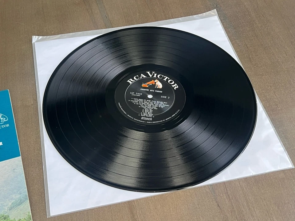 Country Hits Parade Vinyl LP 1966 RCA Victor LSP-3452 Record Album EX/EX Vintage Foto 4 de 4