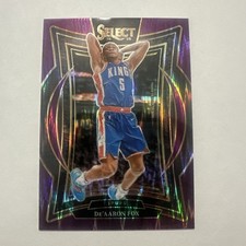 2024-25 Panini Select - Concourse De'Aaron Fox #3 Purple Flash Prizm /249