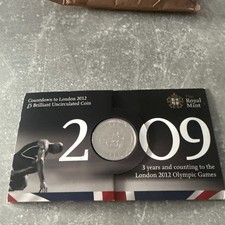 2009 UK Countdown to London Olympics 2012 &pound;5 Five Pounds Coin Royal Mint BNUC
