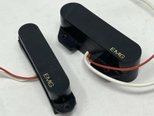 Vintage EMG IE Tele Active Pickup Set - Black - FT & EMG-RT - Telecaster
